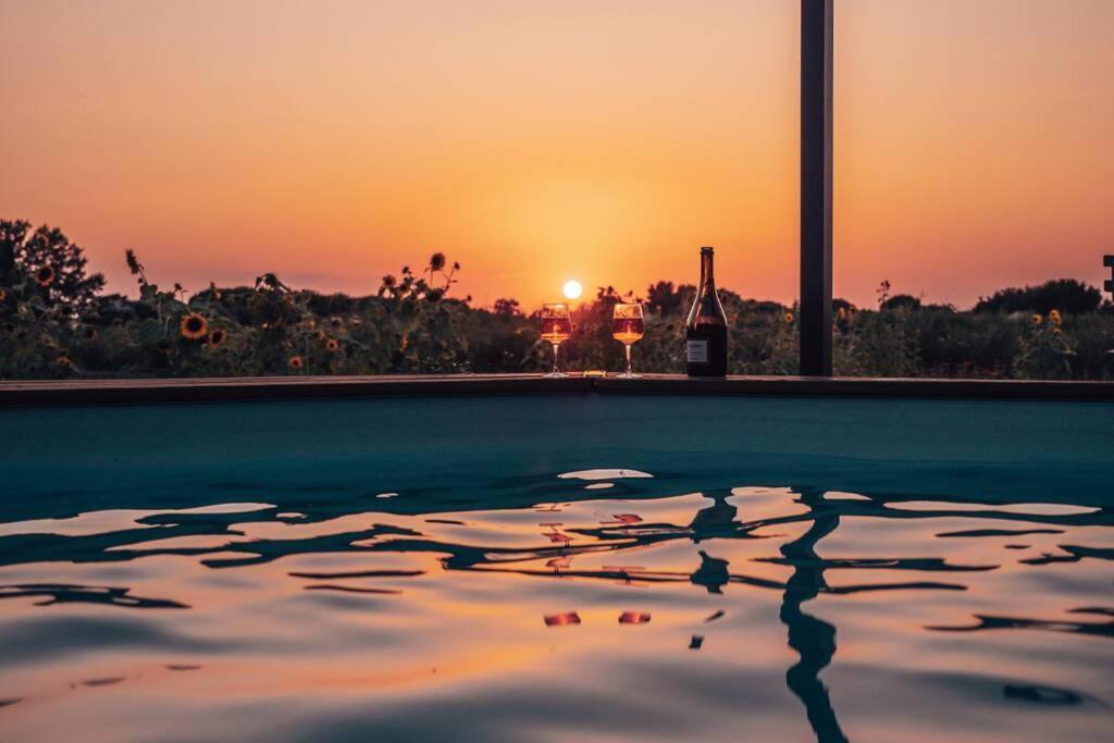 Myinsolite - Tiny-House, Jacuzzi, Brasero, Piscine Aigues-Mortes Ngoại thất bức ảnh