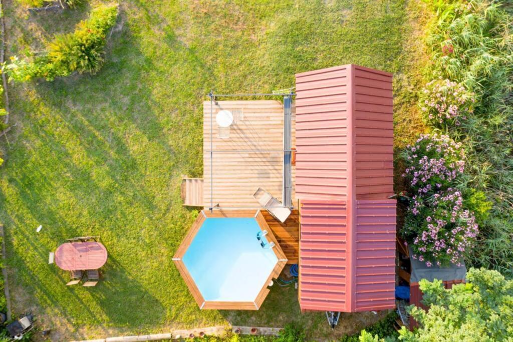 Myinsolite - Tiny-House, Jacuzzi, Brasero, Piscine Aigues-Mortes Ngoại thất bức ảnh
